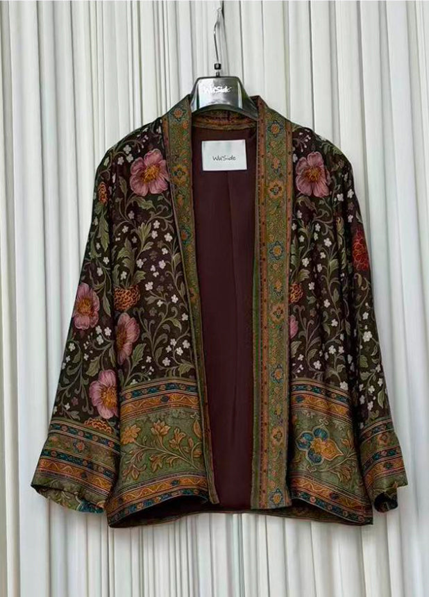 Giacca Kimono fantasia floreale