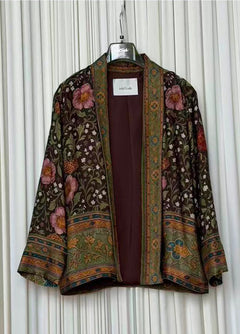 Giacca Kimono fantasia floreale