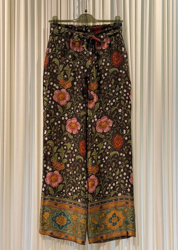 Pantalone fantasia floreale
