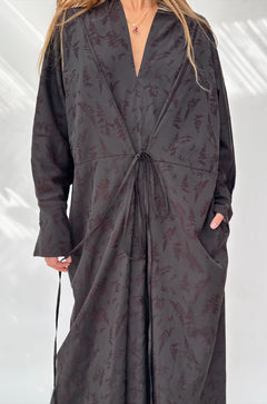 Abito Kimono Jacquard Botanico