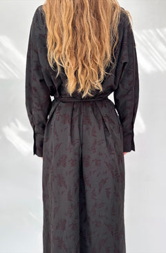 Abito Kimono Jacquard Botanico