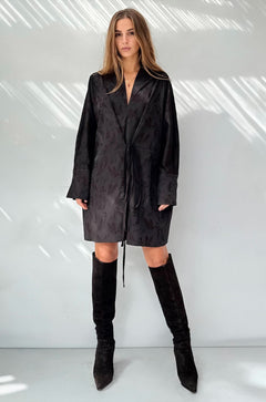 Abito Kimono corto Jacquard Botanico