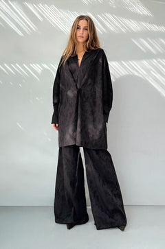 Abito Kimono corto Jacquard Botanico