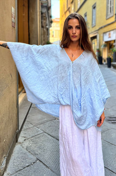 Camicia Lino Kimono